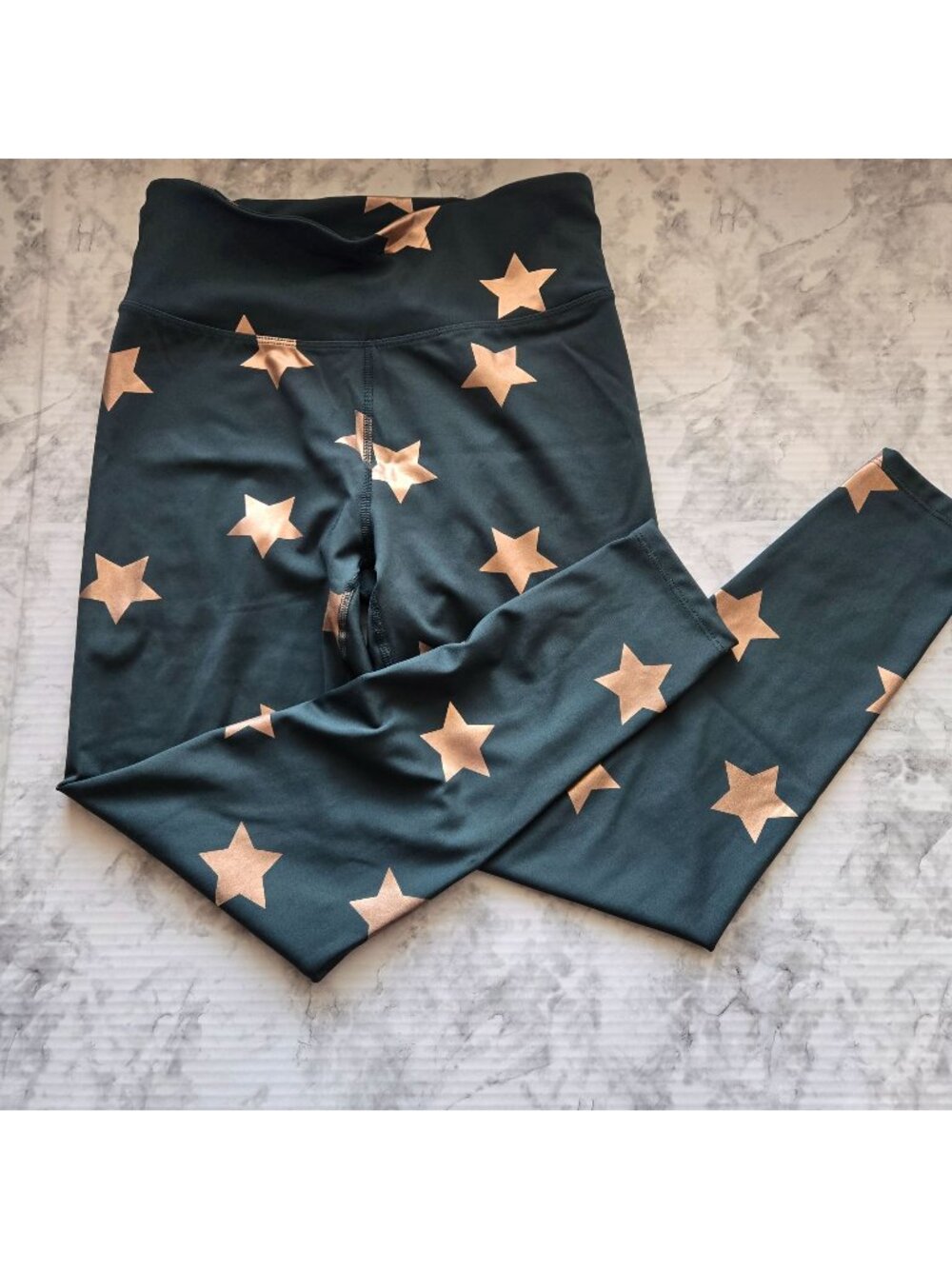 Nanette Lepore Play Star Print High Waist 7/8 Crop Leggings Women's Sz M (SKU 26